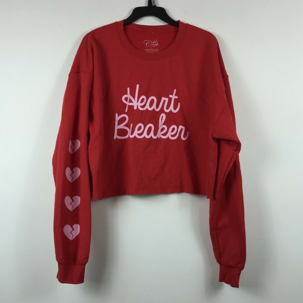 Cold Crush Jr L Red Pink Design Sweater 4AK61